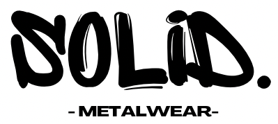 SOLID. Metalwear – premium stainless steel cock ring brand logo.